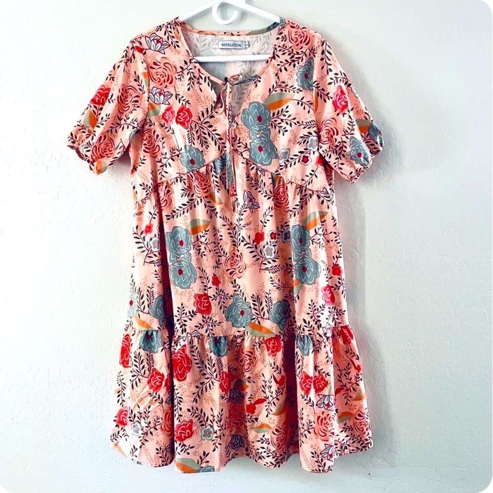 MISSLOOK bohemian floral dress